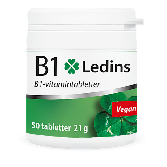Ledins B1 Vitamin 100 mg, 50 tabletter