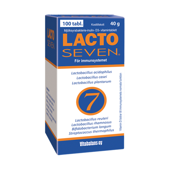 Lacto Seven Vitabalans LactoSeven 100 tabletter