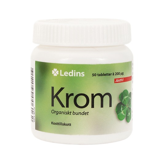 Ledins Krom 200 mikrogram 50 tabletter