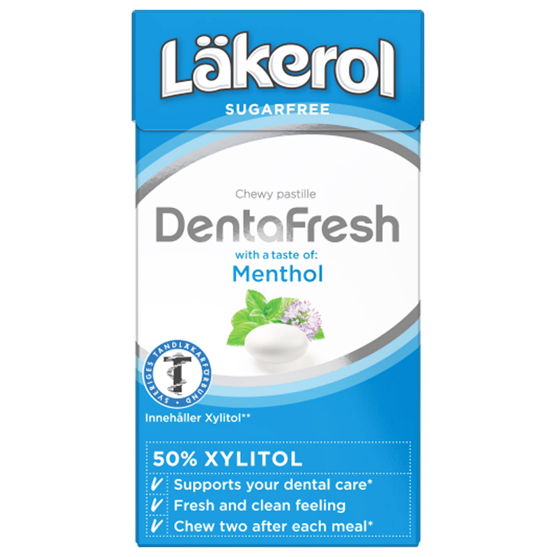 Pastiller "Dentafresh Menthol" 36g - 33% rabatt