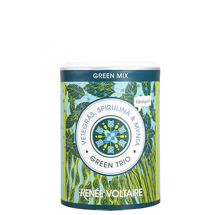 Green Mix - Vetegräs, Spirulina & Mynta, 100 g