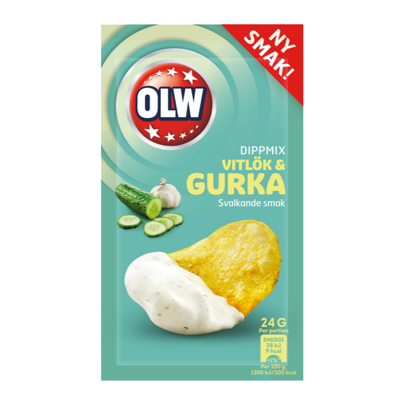 Dippmix Vitlök & Gurka 24g - 92% rabatt