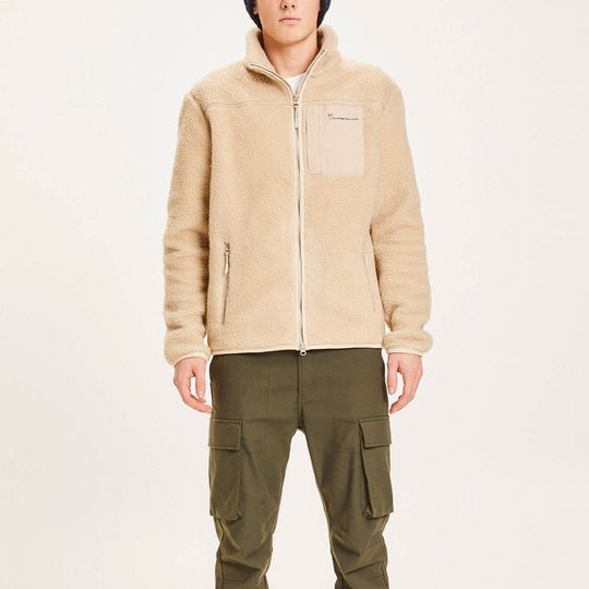 Sweat ELM teddy fleece zip sweat - GRS/Vegan