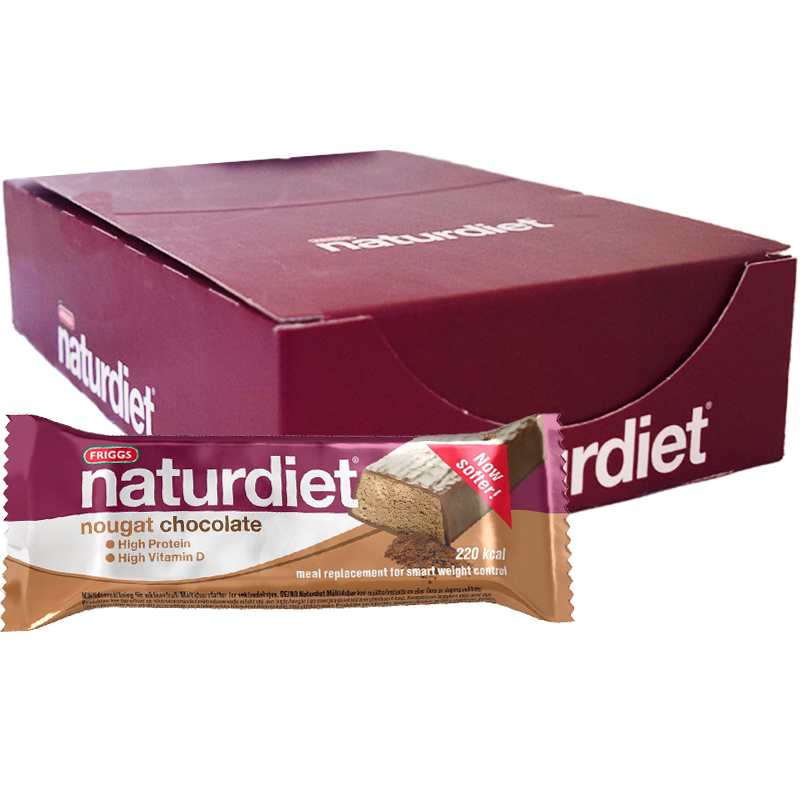 Hel Låda Mealbars "Chocolate & Nougat" 18 x 58g - 39% rabatt