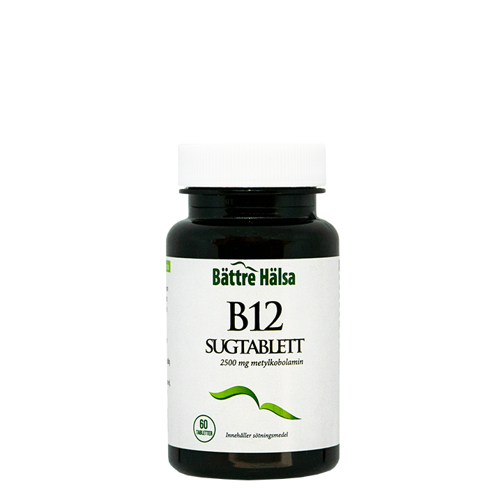 B12 Sugtablett, 60 tabletter