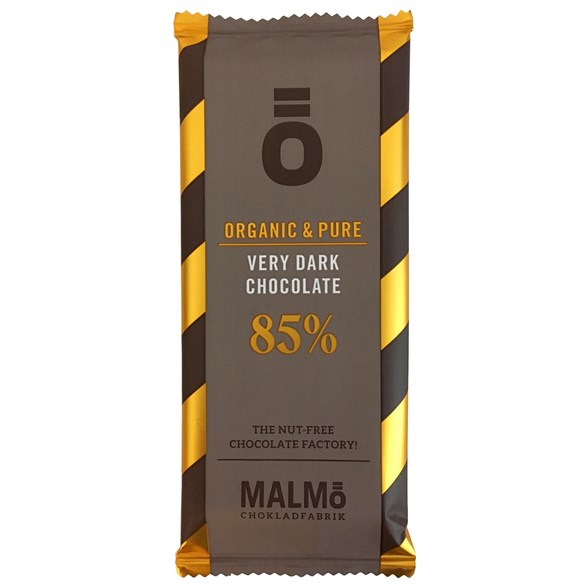 Malmö Chokladfabrik Ö Very Dark Chocolate 85%, 55 g