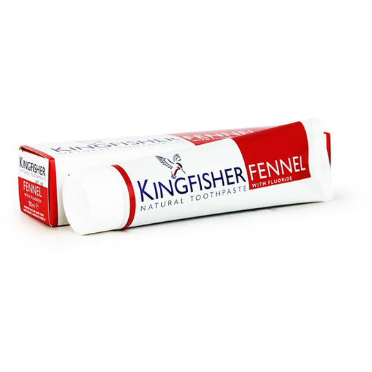 Kingfisher Naturlig Tandkräm Fänkålssmak & Fluor, 100 ml