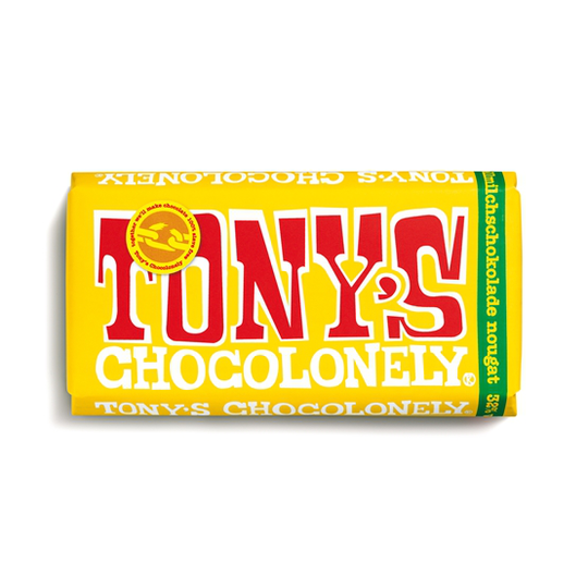 Tony's Chocolonely Milk Chocolate Almond Honey Nougat 180 g