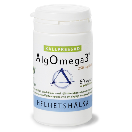 Helhetshälsa Kallpressad AlgOmega3 60 kapslar