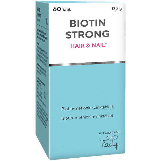 Vitabalans Hair & Nail Biotin Strong 60 st