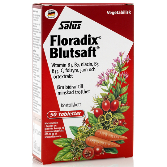 Salus Floradix Blutsaft 50 tabletter