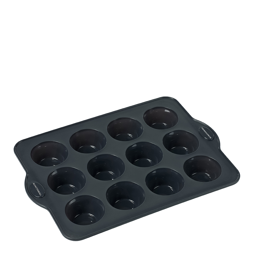 Blomsterbergs - Muffinsform Silikon 12 st Grå