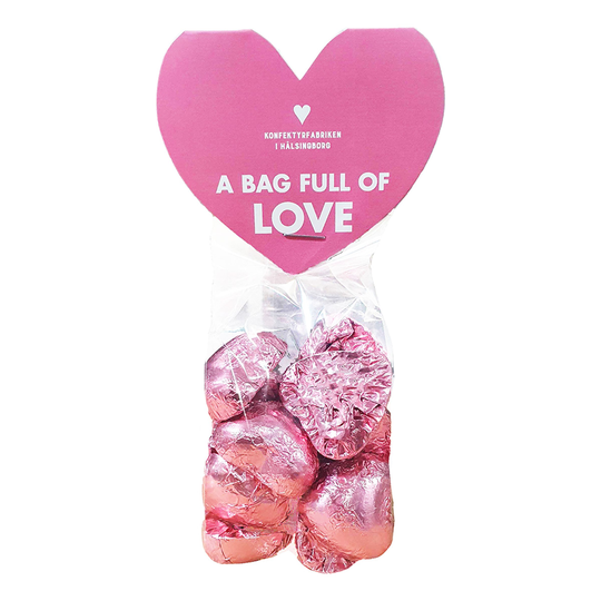Nougathjärtan A Bag Full Of Love - 100 gram