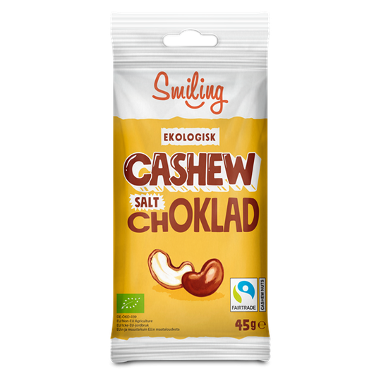 Smiling Cashew Salt Ljuschoklad 45 g