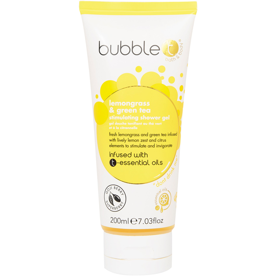 BubbleT Shower Gel Lemongrass & Green Tea 200 ml