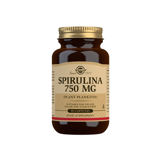 Solgar Spirulina 750 mg 80 tabletter