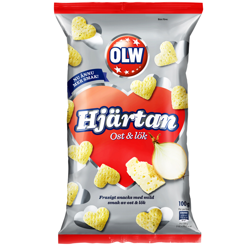 Hjärtan Ost & Lök - 6% rabatt