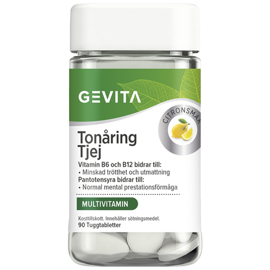 Gevita Tonåring Tjej 90 tuggtabletter