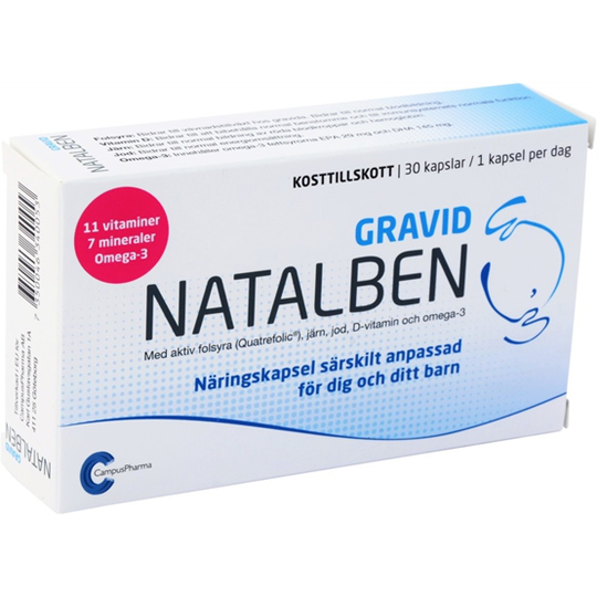 Natalben Gravid 30 kapslar