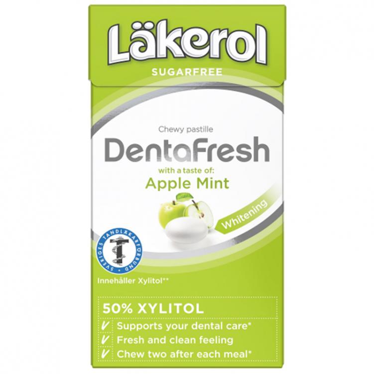 Pastiller "Dentafresh Apple & Mint" 36g - 33% rabatt