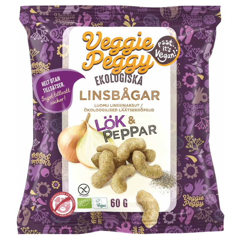 Eko Linsbågar Lök & Peppar - 15% rabatt