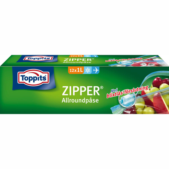 Toppits: ZIPPER 1L 12st DFP