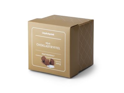 LloydsApotek mjuk chokladtryffel havssalt 200 g