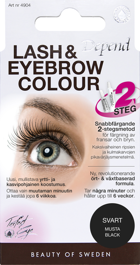 Depend Lash and Eyebrow Colour Black 1 st