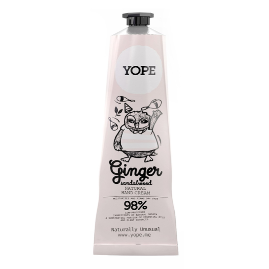 YOPE Natural Hand cream Ginger & Sandalwood 100 ml