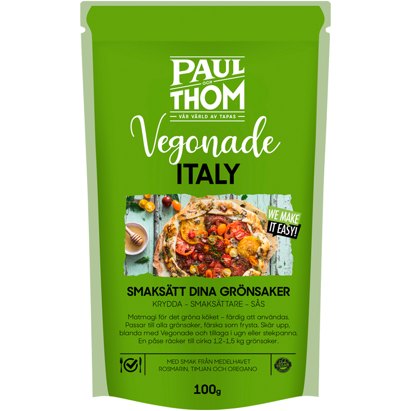 Vegansk Marinad Italy - 75% rabatt