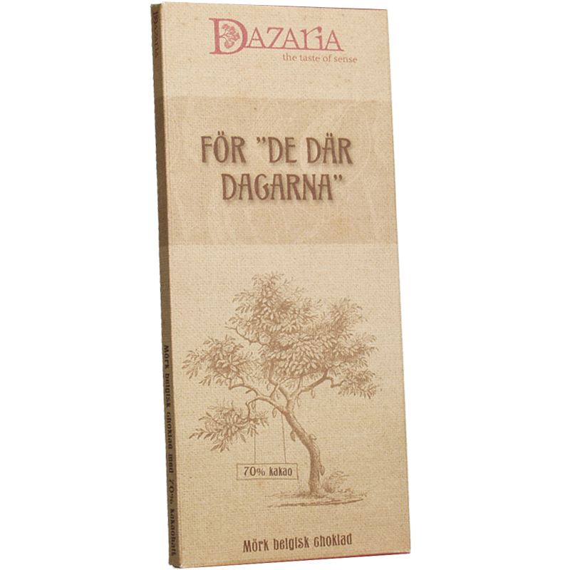 Mörk Choklad ”För de där dagarna” 90g - 90% rabatt