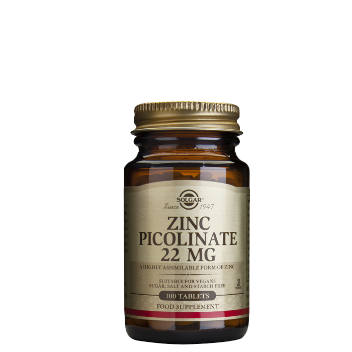 Zinc Picolinate 22 mg, 100 tabletter
