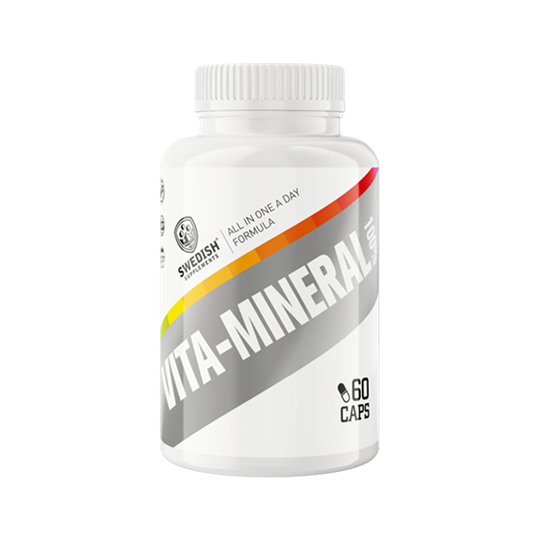 Swedish Supplements Vita-Mineral 100% 60 kapslar