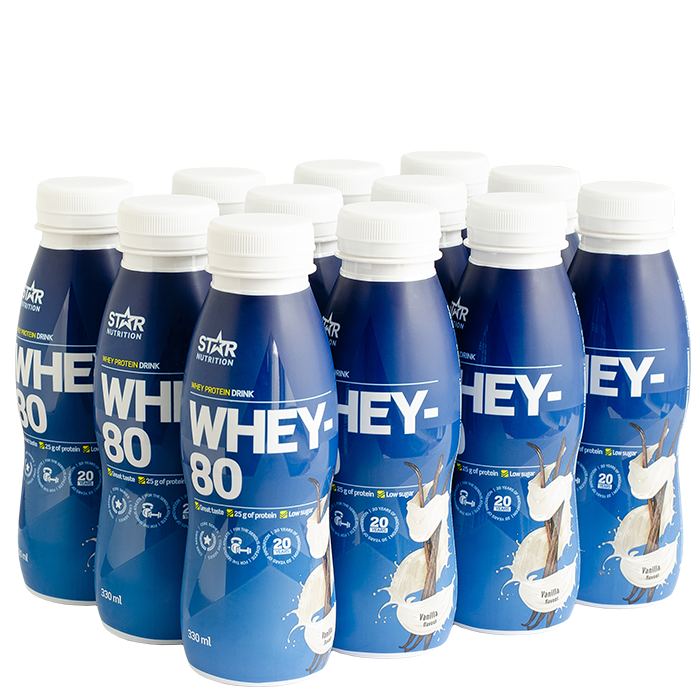12 x Whey-80, Drink, 330 ml, Vanilla