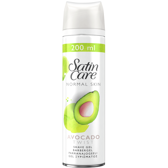 Gillette Venus Satin Care Shave Gel Avocado Twist Normal Skin 200 ml