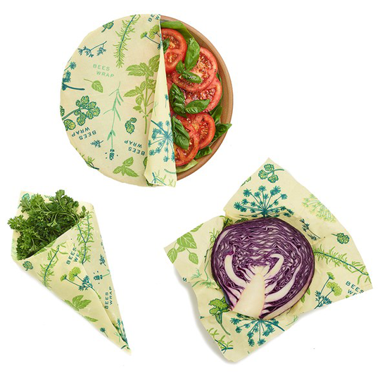 Bee's Wrap Veganskt Folie Assorted Set (S/M/L), 3 st