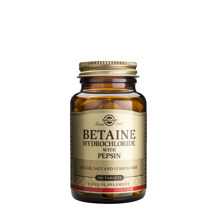 Betain Hydrochloride, 100 tabletter