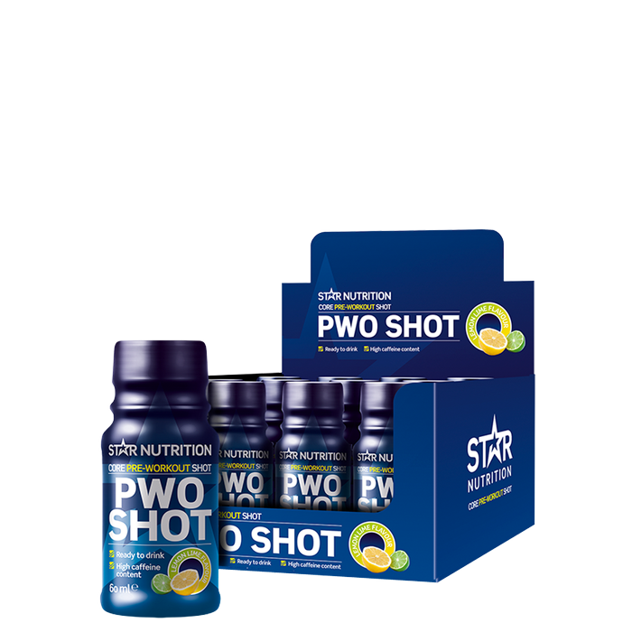 12 x Star Nutrition PWO Shot, 60 ml