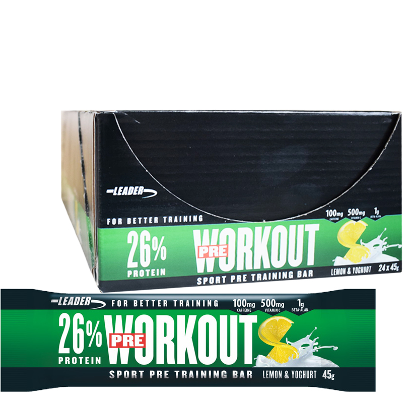 Hel Låda Proteinbars "Lemon & Yoghurt" 24 x 45g - 66% rabatt