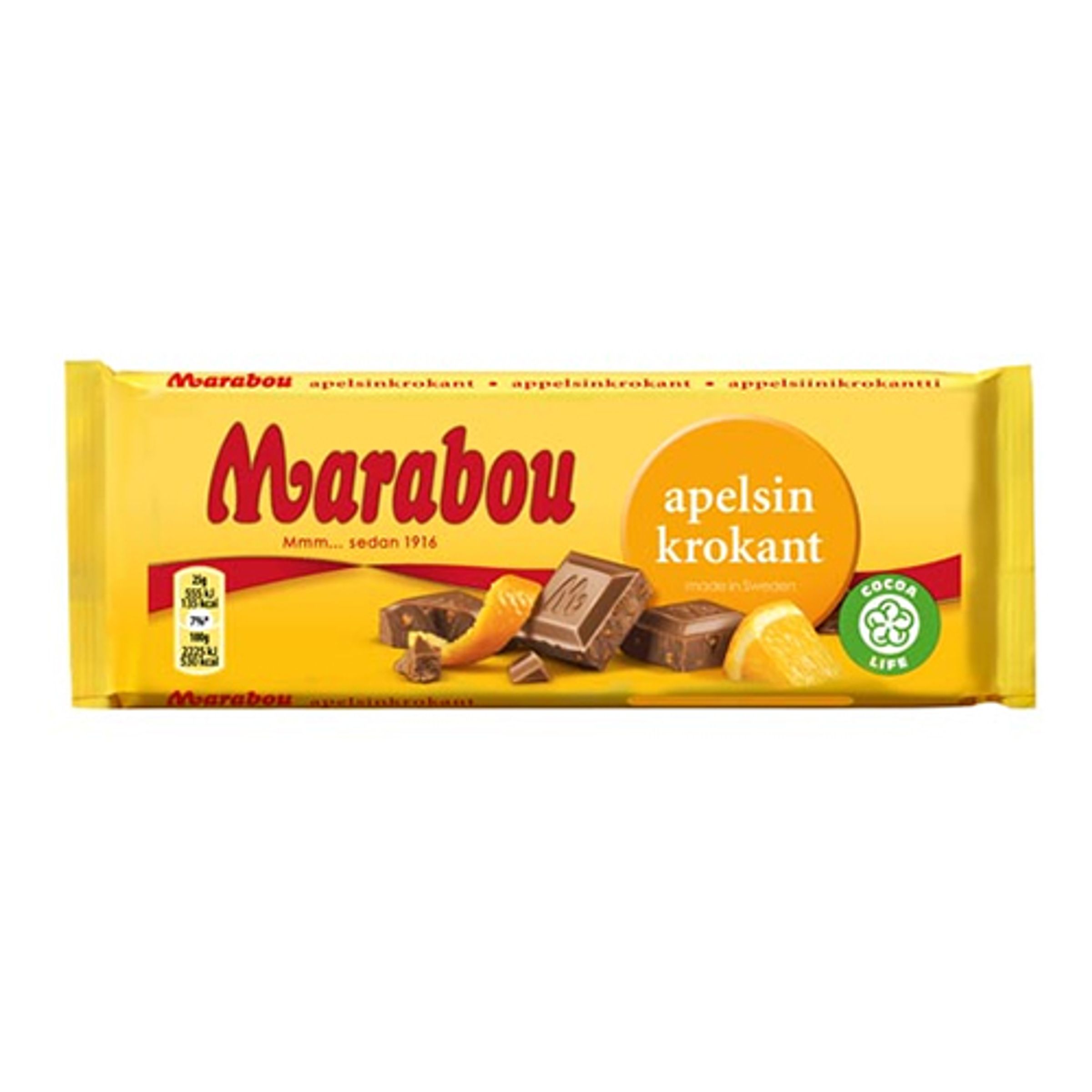 Marabou Apelsinkrokant - 100 gram