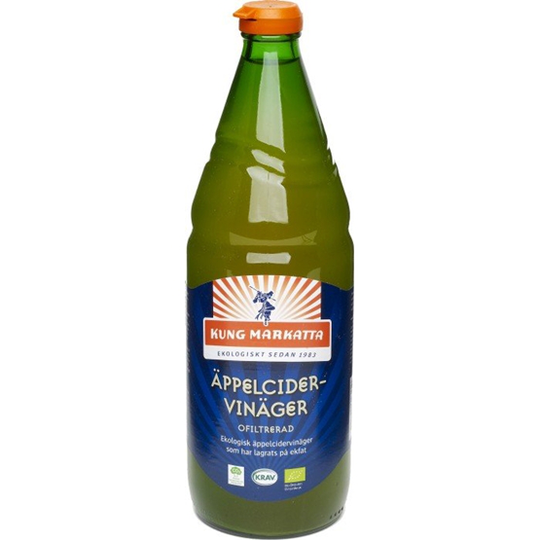 Kung Markatta Äppelcidervinäger Ofiltrerad 750 ml