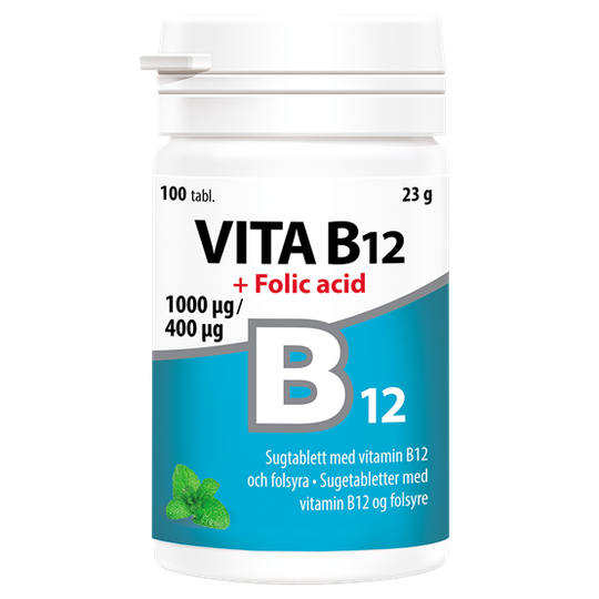 Vita B12 1MG + Folic Acid 100 tab
