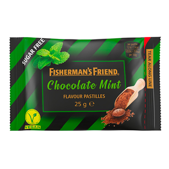 Fishermans Friend Sockerfri Choco Mint - 25 gram