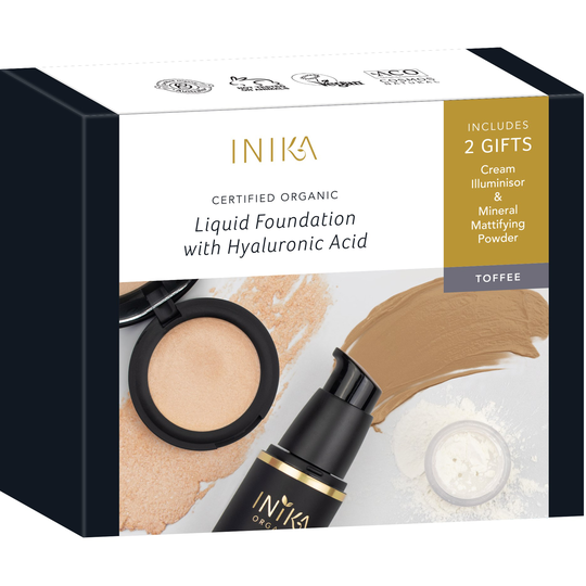 Inika Organic Fresh & Flawless Kit Toffee