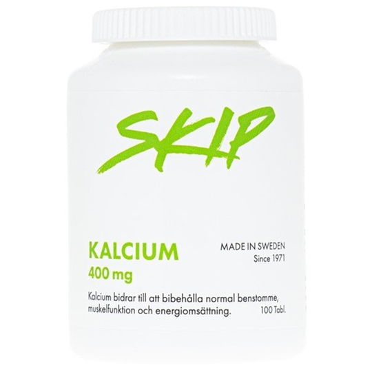 Skip Nutrition Skip Kalcium 400mg 100 st