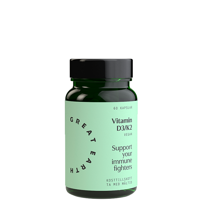 Vitamin D3/K2, 60 kapslar