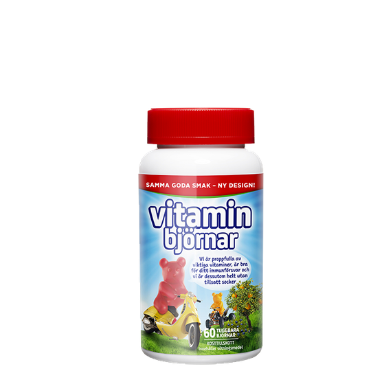 Active Care Vitaminbjörnar, 60 tabletter