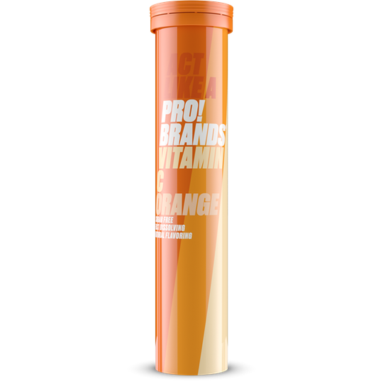 ProBrands VitaminPro Vitamin C Effervecent Orange 20 brustabletter