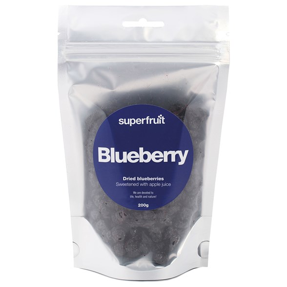 Superfruit Torkade Blåbär, 200 g