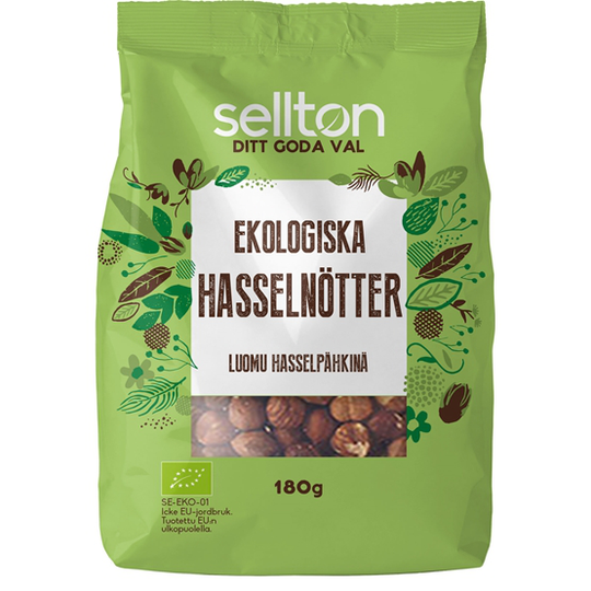 Sellton Hasselnötter Eko 180 g